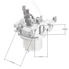 Gaźnik Loncin LC168F-2H CZĘŚĆ ORYGINALNA