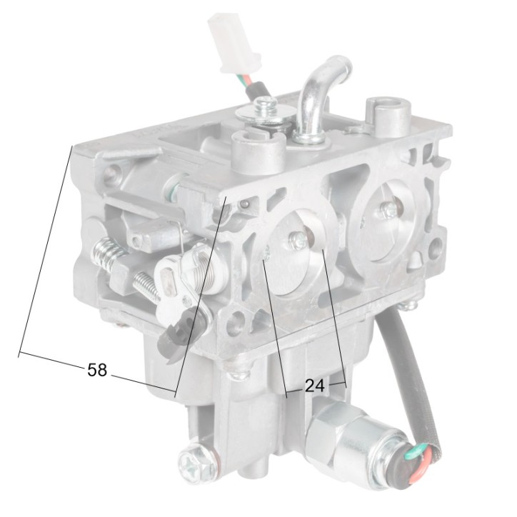 Gaźnik Loncin 2P80F CZĘŚĆ ORYGINALNA Gaźnik Loncin 2P80F CZĘŚĆ ORYGINALNA