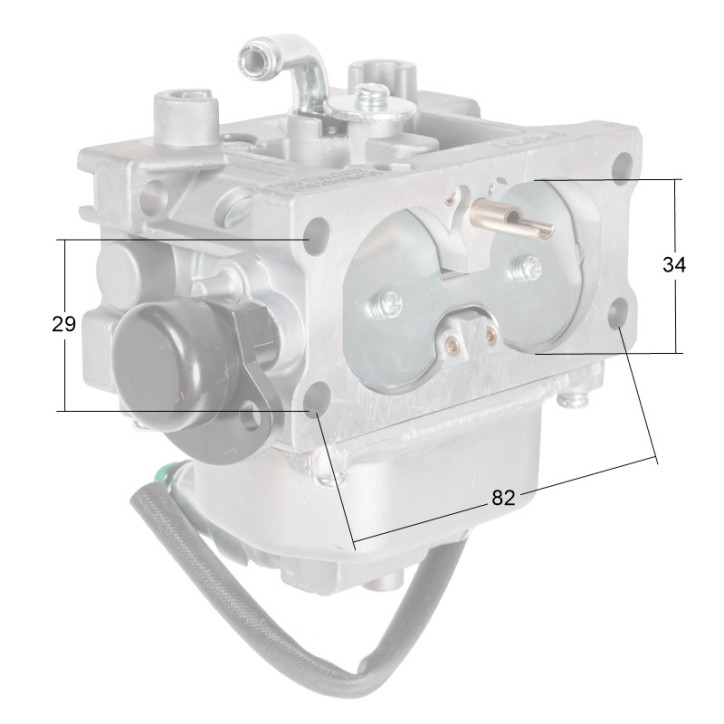 Gaźnik Loncin 2P80F CZĘŚĆ ORYGINALNA Gaźnik Loncin 2P80F CZĘŚĆ ORYGINALNA