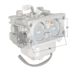 Gaźnik Loncin 2P82F CZĘŚĆ ORYGINALNA