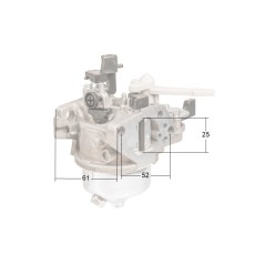 Gaźnik Loncin G270F LC177F CZĘŚĆ ORYGINALNA