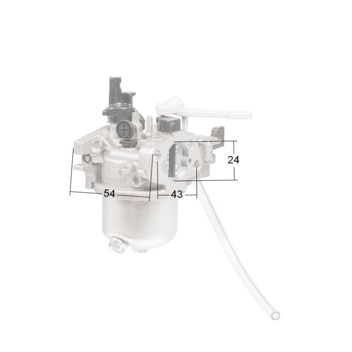 Gaźnik Loncin LC168F-2H CZĘŚĆ ORYGINALNA Gaźnik Loncin LC168F-2H CZĘŚĆ ORYGINALNA