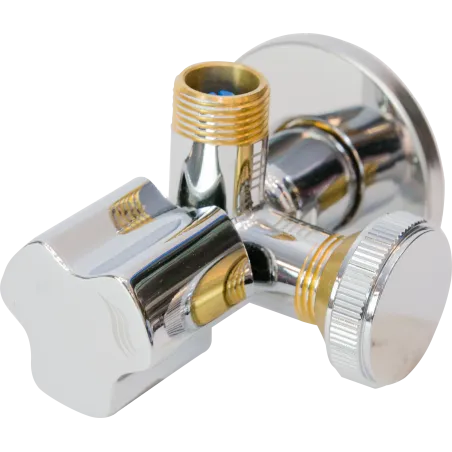 Zawór kątowy seria Art Bis 1/2″ x 3/4″ x 3/8″ Duro