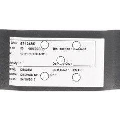 Nóż kosiarki Ariens deck 122cm XRD prawy CZĘŚĆ ORYGINALNA