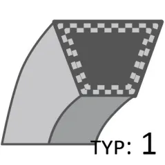 Pasek Husqvarna napęd noży YT155 /12,7x2378/