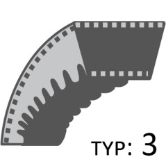 Pasek Pubert Roto 507 CZĘŚĆ ORYGINALNA /17x935/