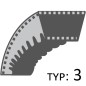 Pasek Pubert Roto 507 CZĘŚĆ ORYGINALNA /17x935/