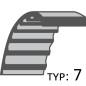 Pasek Stiga napęd noży Villa 85 Combi /12x1166/ Pasek Stiga napęd noży Villa 85 Combi /12x1166/