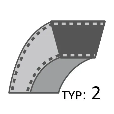Pasek MTD napęd przekładni B10B115 /15,8x1118/