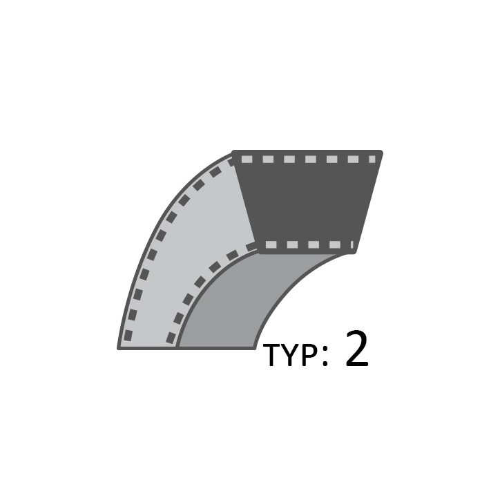 Pasek MTD napęd przekładni B10B115 /15,8x1118/ Pasek MTD napęd przekładni B10B115 /15,8x1118/