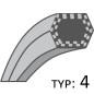 Pasek MTD napęd noży /12.7x2434/
