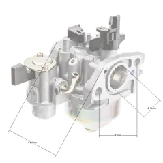 Gaźnik Zongshen 168FB