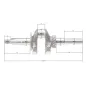 Wał korbowy Rato walcowy R210 19.05 mm Wał korbowy Rato walcowy R210 19.05 mm