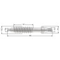 Wałek ślimakowy przekładni Nac WR8005-750 TIE75-W glebogryzarki elektryczne marketowe Wałek ślimakowy przekładni Nac WR8005-750 TIE75-W glebogryzarki elektryczne marketowe