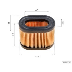 Filtr powietrza Tecumseh 5.5 HP Centura