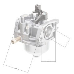 Gaźnik NAC T575/T675 z opcją wkręcanego primera kosiarki marketowe