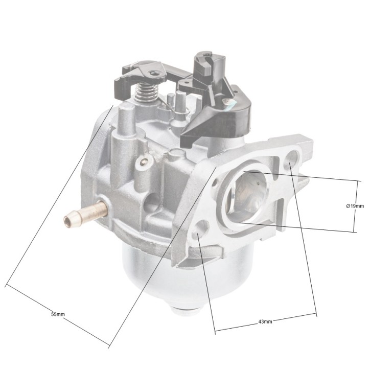 Gaźnik Loncin LC1P70FA z wałkiem Gaźnik Loncin LC1P70FA z wałkiem