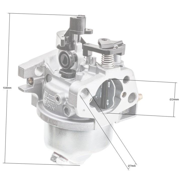 Gaźnik Loncin LC1P70FA z wałkiem Gaźnik Loncin LC1P70FA z wałkiem