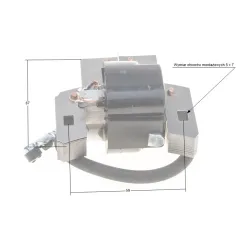 Moduł zapłonowy B&S 5HP Model 13 dolnozaworowy