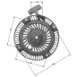 Rozrusznik B&S Z400 / Z500 zam. 695058 591606 Rozrusznik B&S Z400 / Z500 zam. 695058 591606