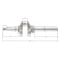 Wał korbowy Rato silnik RV225 25.4 mm Wał korbowy Rato silnik RV225 25.4 mm
