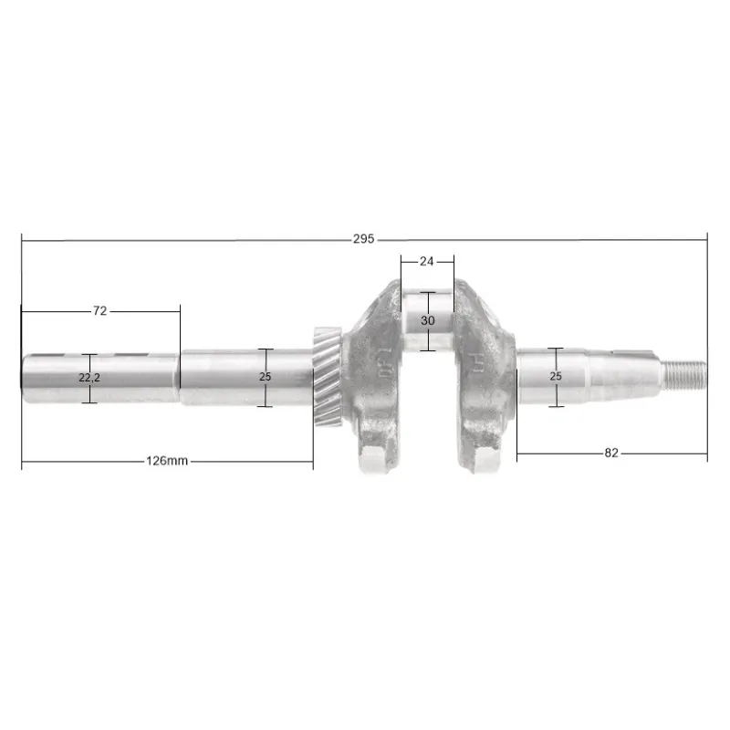 Wał korbowy Loncin LC1P70FCD-F LC1P70FC-F-E5 LC1P68FA Wał korbowy Loncin LC1P70FCD-F LC1P70FC-F-E5 LC1P68FA