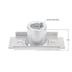 Adapter kosiarki Hortmasz Castorama MacAllister Daye Dym wys.38mm 22.2mm kosiarki marketowe