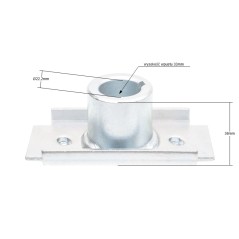 Adapter kosiarki Hortmasz Castorama MacAllister Daye Dym wys.36mm 22.2mm kosiarki marketowe
