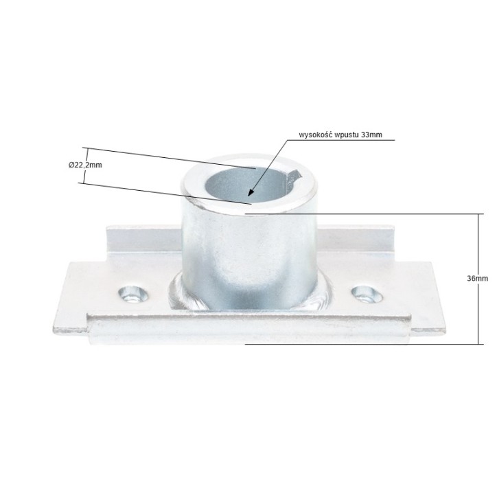 Adapter kosiarki Hortmasz Castorama MacAllister Daye Dym wys.36mm 22.2mm kosiarki marketowe Adapter kosiarki Hortmasz Castorama MacAllister Daye Dym wys.36mm 22.2mm kosiarki marketowe