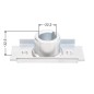 Adapter kosiarki Hortmasz Castorama MacAllister Daye Dym wys.32.5mm 22.2mm kosiarki marketowe Adapter kosiarki Hortmasz Castorama MacAllister Daye Dym wys.32.5mm 22.2mm kosiarki marketowe