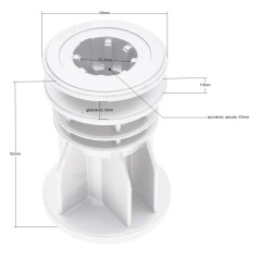 Adapter kosiarki Castel Garden F502 F504 PA502 PA504 22.2mm