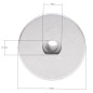 Adapter kosiarki Castel Garden F502 F504 PA502 PA504 22.2mm Adapter kosiarki Castel Garden F502 F504 PA502 PA504 22.2mm