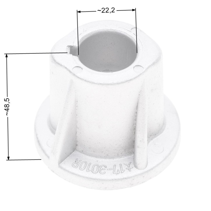 Adapter kosiarki Castel Garden GB504/TR/TRE M504/TR/TRE NG504TR/TRE 22.2mm Adapter kosiarki Castel Garden GB504/TR/TRE M504/TR/TRE NG504TR/TRE 22.2mm