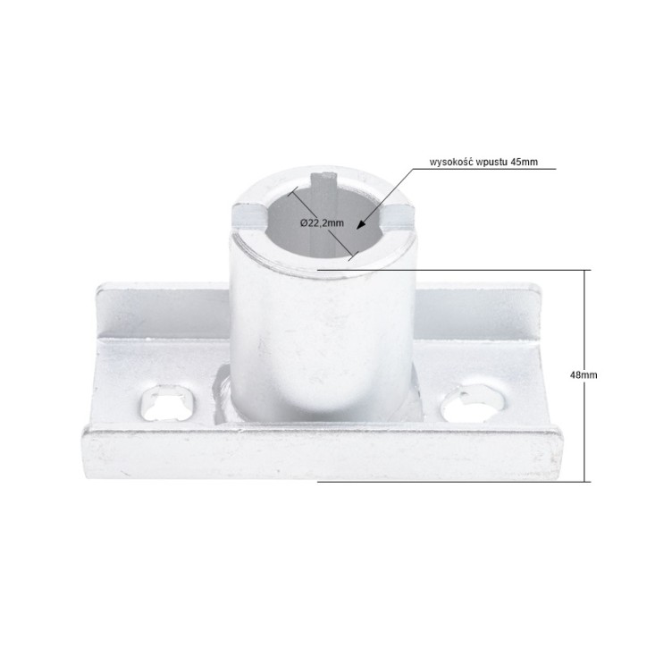 Adapter kosiarki NAC HYUNDAI URSUS wał 22.2mm Adapter kosiarki NAC HYUNDAI URSUS wał 22.2mm