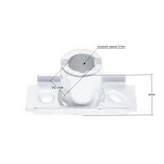 Adapter kosiarki NAC S530VHY-X LS2200 wys.40mm wał 22.2mm