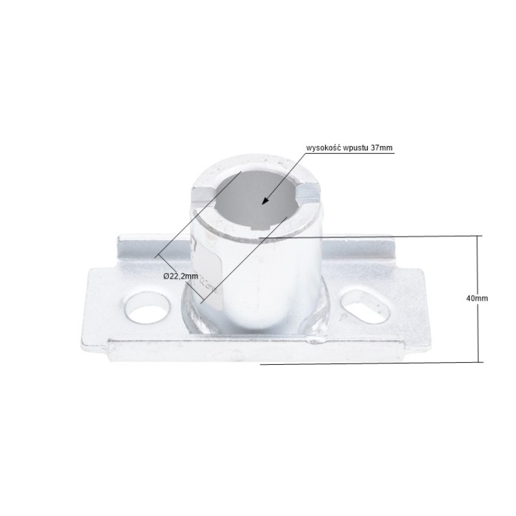 Adapter kosiarki NAC S530VHY-X LS2200 wys.40mm wał 22.2mm Adapter kosiarki NAC S530VHY-X LS2200 wys.40mm wał 22.2mm