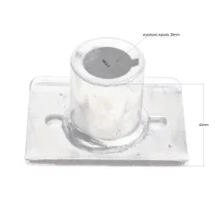 Adapter kosiarki NAC Hortmasz JL43 JL46 JL50 JL53 JL56 wał 22.2mm