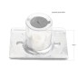 Adapter kosiarki NAC Hortmasz JL43 JL46 JL50 JL53 JL56 wał 22.2mm