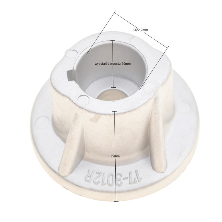 Adapter kosiarki Castel Garden 22.2mm Adapter kosiarki Castel Garden 22.2mm