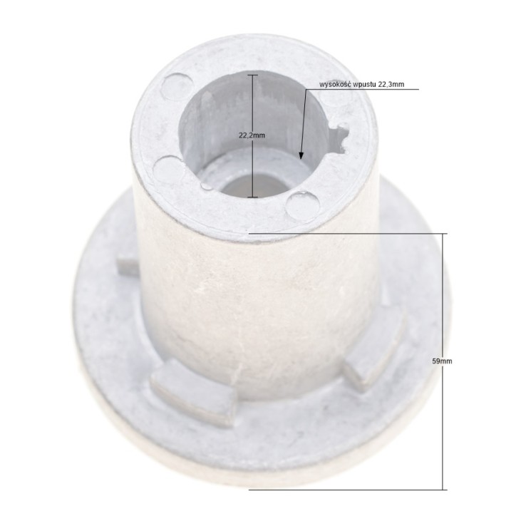 Adapter kosiarki Stiga 22.2mm Adapter kosiarki Stiga 22.2mm