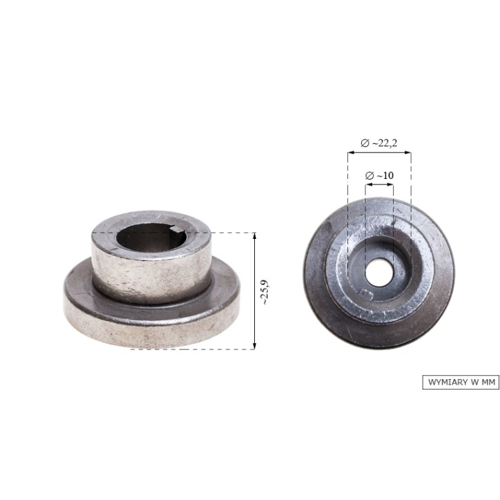 Adapter kosiarki NAC M510M560HC510M stary typ Adapter kosiarki NAC M510M560HC510M stary typ