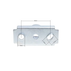 Adapter kosiarki NAC XG410SS wał 22.2mm wys. 44mm