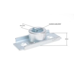 Adapter kosiarki NAC M510C510X560 nowy typ z łezką