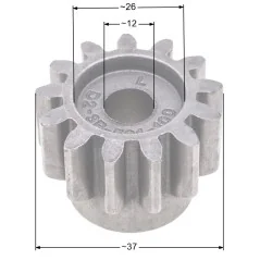 Drive Gear NAC X510VHY Left for NAC Lawn Mowers 10" Wheel