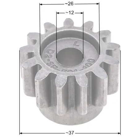 Ozubené koleso pohonu NAC X510VHY ľavé pre kosačky NAC