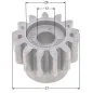 Drive Gear NAC X510VHY W510VH S510VHY Left for Lawn Mowers Drive Gear NAC X510VHY W510VH S510VHY Left for Lawn Mowers