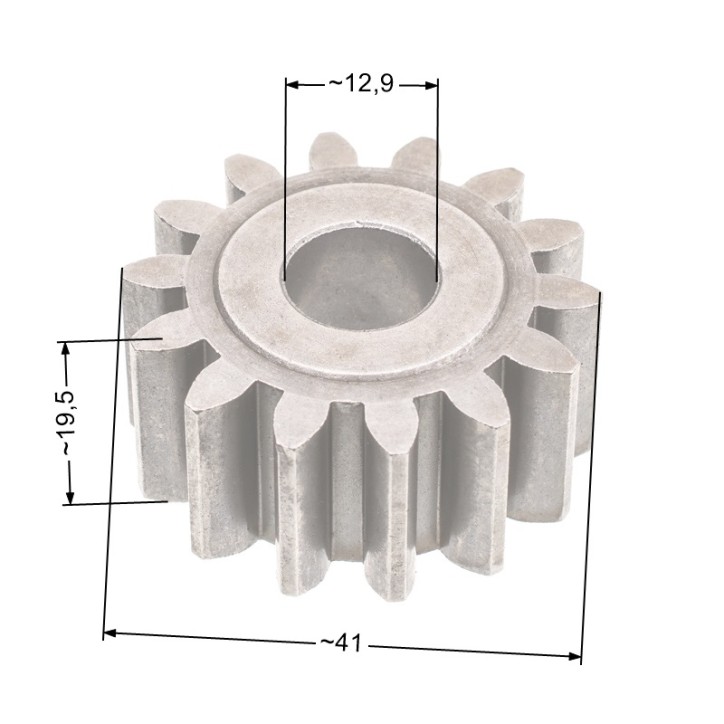 Zębatka napędu Nac WR6548 LS0855-40118-JU DYM 1560 1566 Hecht 552RS Grizzly BRM5055 14 zębów lewa Zębatka napędu Nac WR6548 LS0855-40118-JU DYM 1560 1566 Hecht 552RS Grizzly BRM5055 14 zębów lewa