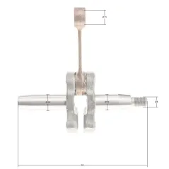 Wał korbowy Kawasaki TH23-nożyce