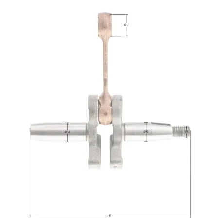 Wał korbowy Mitsubishi TLE24