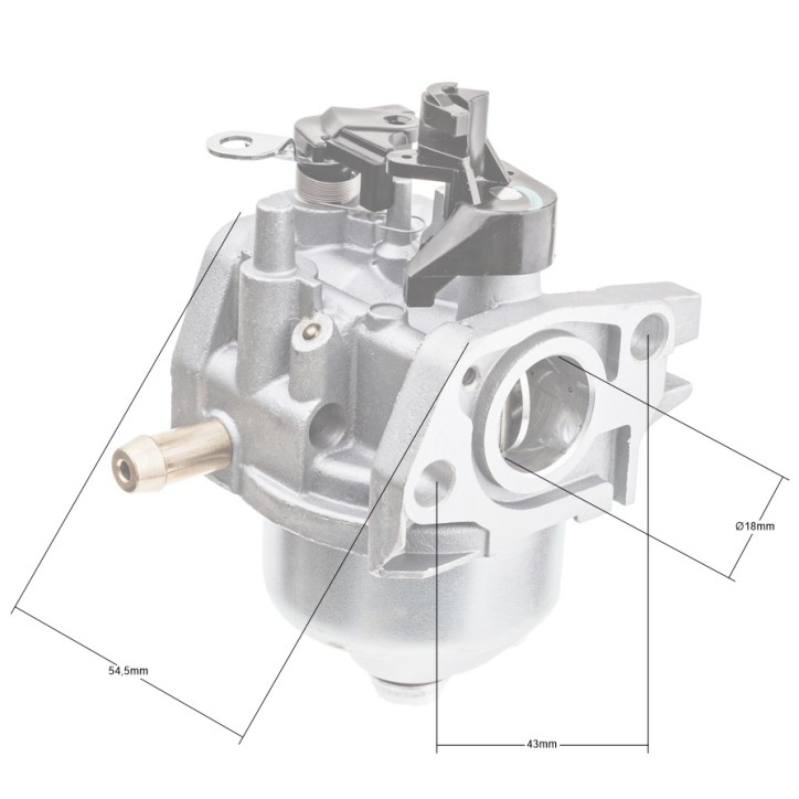Gaźnik Loncin LC1P65FA z automatycznym ssaniem Gaźnik Loncin LC1P65FA z automatycznym ssaniem